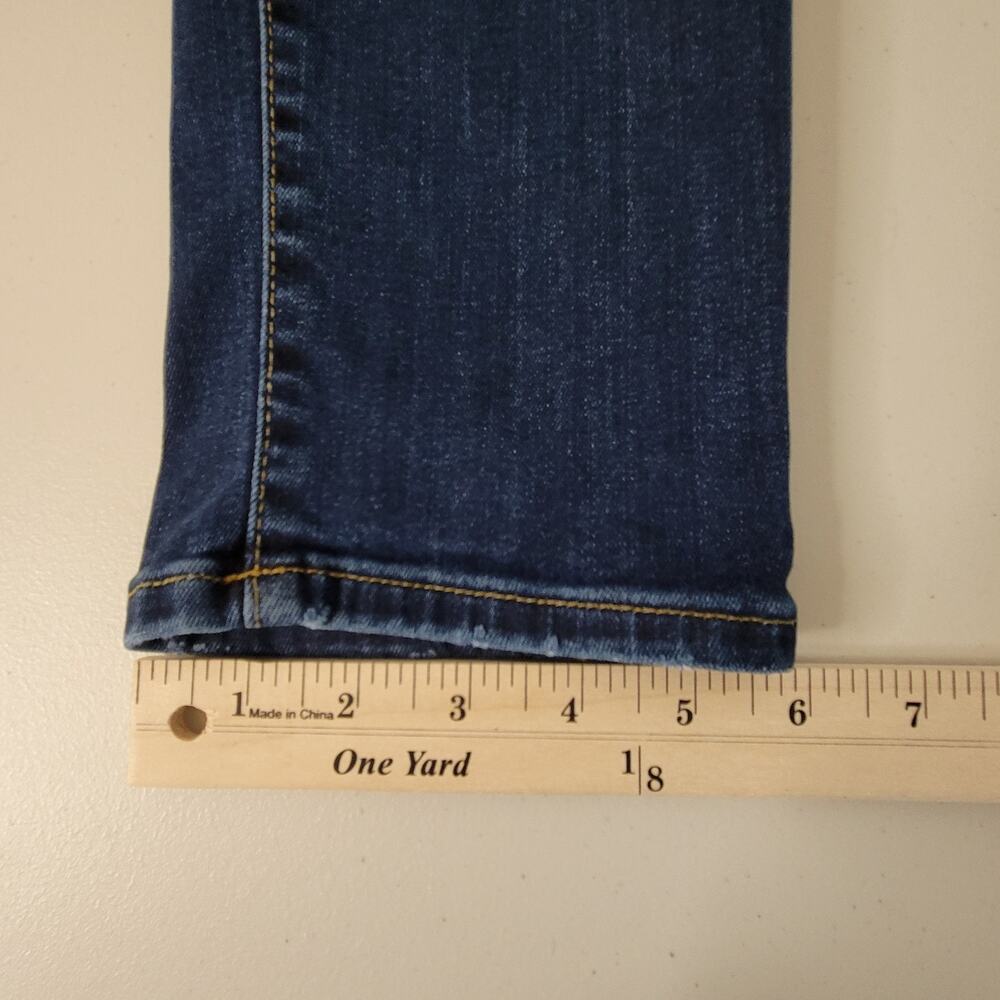 Frame Womens Le Garcon Jeans Boyfriend SZ 25 Distressed LGJ865 Blue Dublin Grind - Picture 13 of 13